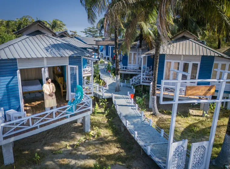 A private moment in the heart of the resort